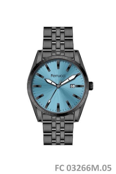 FERRUCCI TAKVİMLİ METAL KOL SAATİ